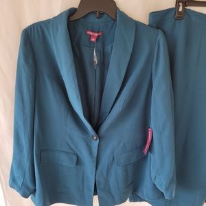Jessica London Teal Suit size 20